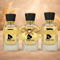 مجموعة عطور سيكريت عودوود، بلو، وأفينتوس من بيرفيوم سيكرتس | ثلاثية عطور فاخرة