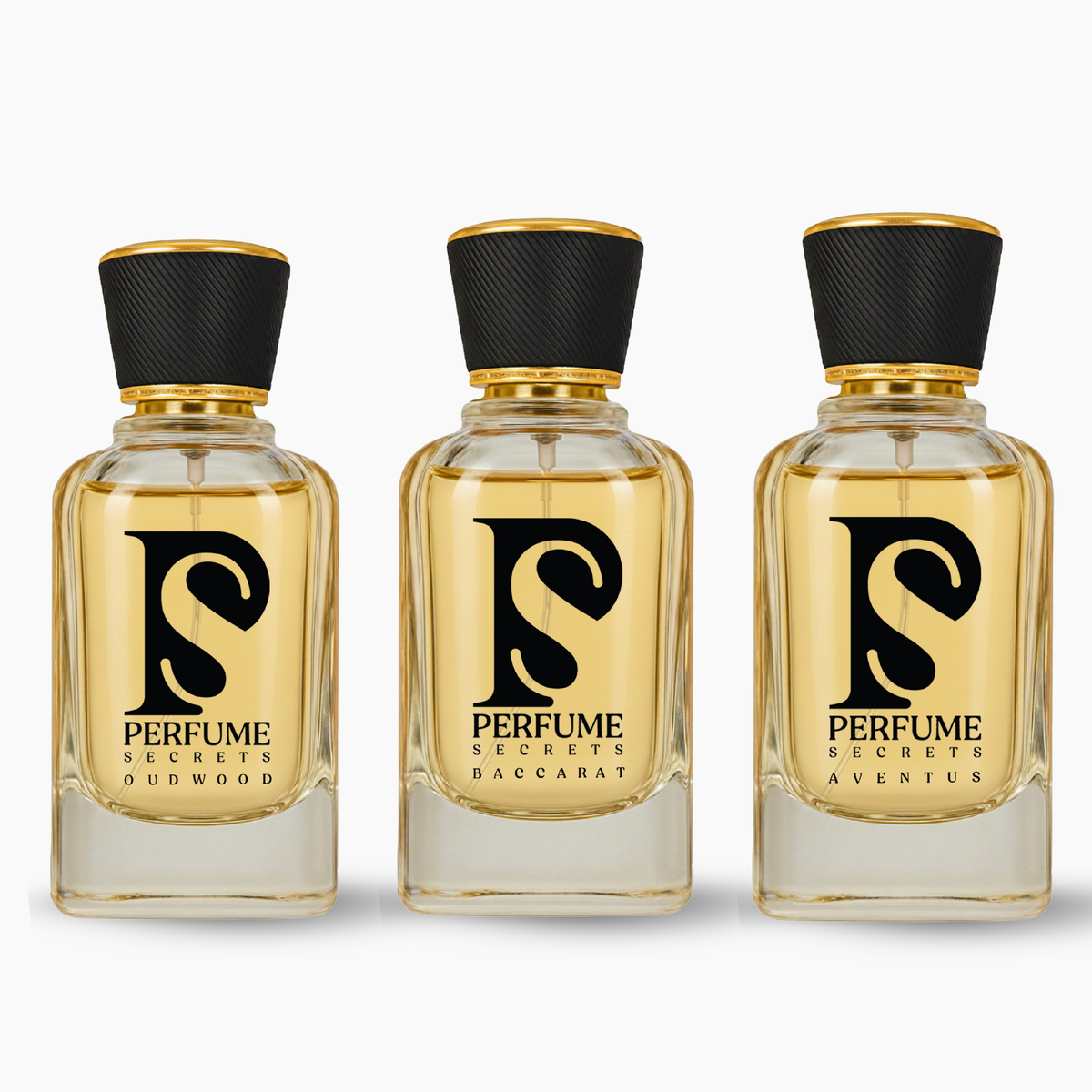 Perfume Secrets Secret Oudwood, Baccarat & Aventus | Luxury Inspired Perfume Trio